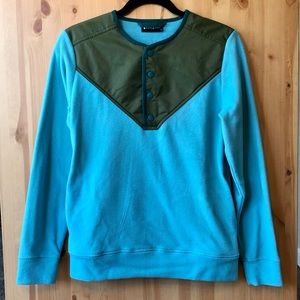 Cotopaxi Fleece with Snaps - Blue and Green